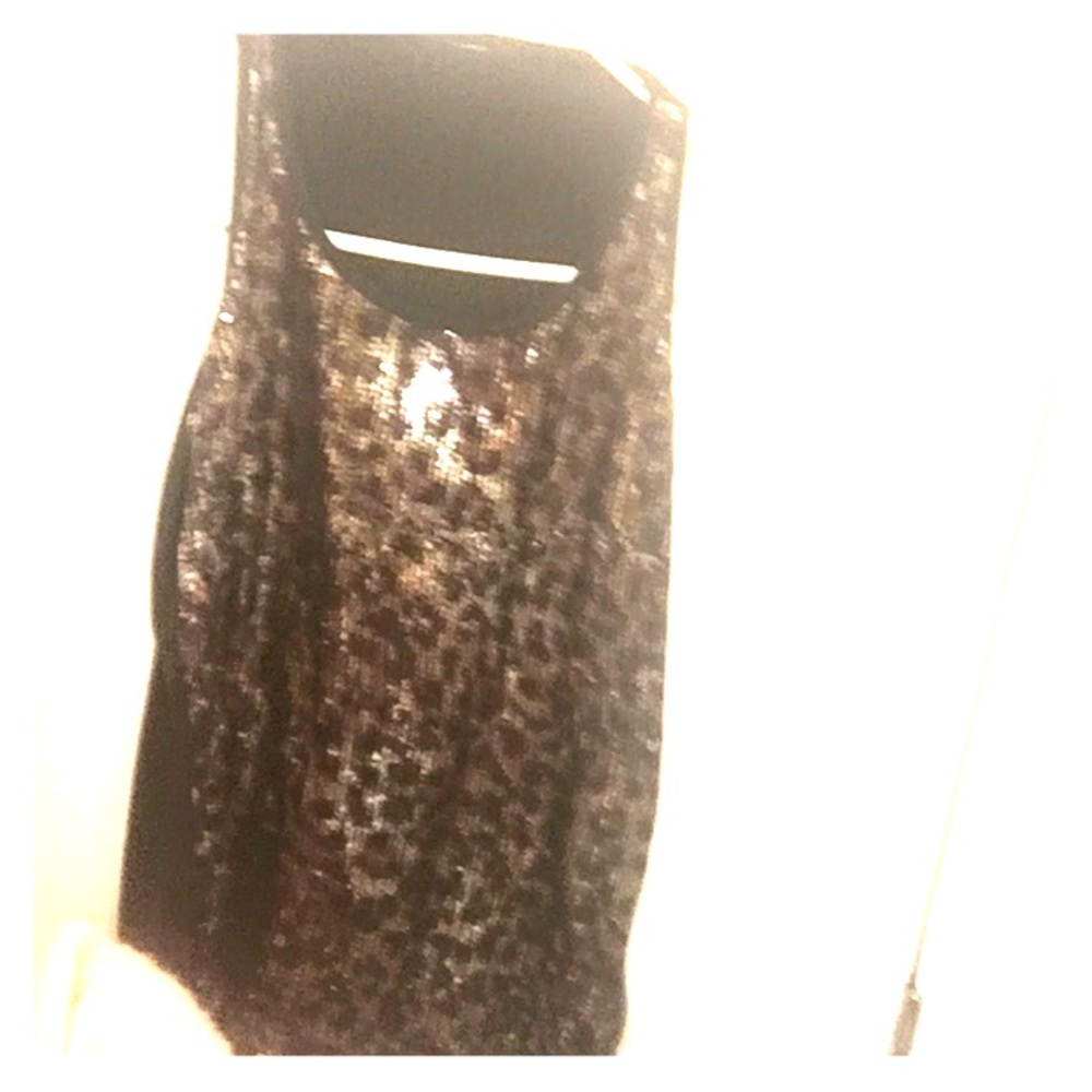 Sequined tank top
